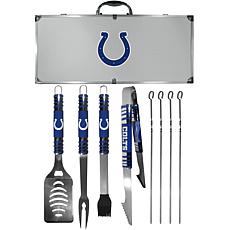 Officially Licensed NFL Team 8-Piece Tailgater BBQ Set - Colts