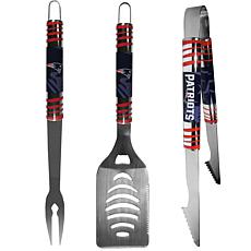 Officially Licensed NFL Team Tailgater BBQ Set, 3 Piece - Patriots