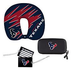 Officially Licensed NFL The Northwest Company 4 Pcs Travel - Texans 