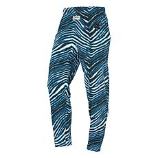 Officially Licensed NFL Unisex Pull-On Zebra-Print Knit Pant by Zubaz