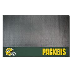 Officially Licensed NFL Vinyl Grill Mat  - Green Bay Packers