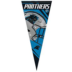 Officially Licensed NFL WinCraft Panthers 17'' x 40'' Striped Pennant