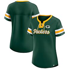 Green Bay Packers New Era Women's Throwback Colorblock Full-Zip