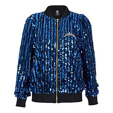 Officially Licensed NFL Women's Sequin Jacket from Fabgating by Cucé