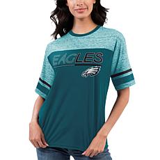  Women's Concepts Sport Gray Philadelphia Eagles Mainstream  Hooded Long Sleeve V-Neck Top : Sports & Outdoors