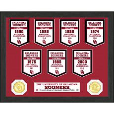 Officially Licensed Ntl. Champions Banner Collect Photo - OU Sooners