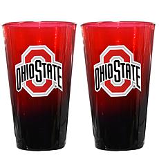 Officially Licensed Ombre Team Pint Glasses - 2-Pack