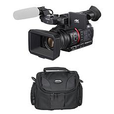 Panasonic AG-CX350 4K 10-bit Camcorder with 20x Zoom Bundle
