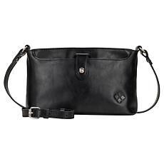 Patricia Nash Aimee Vintage Distressed Leather or Canvas Crossbody Bag