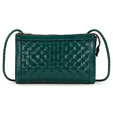 Patricia Nash Civo Woven Leather Crossbody Bag