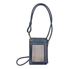 Patricia Nash Viera Leather Card Case Lanyard