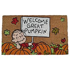 Peanuts Linus Harvest Coir Doormat