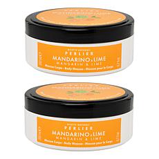 Perlier Mandarin and Lime Body Mousse 2-pack