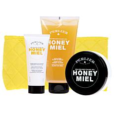 Perlier Mother's Day 3-piece Honey Miel Bath and Body Kit