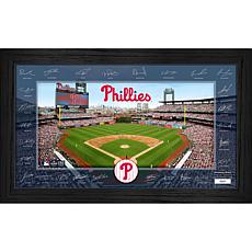 Philadelphia Phillies Framed 2025 Signature Field Team Roster