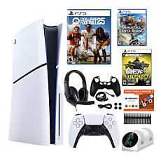 Playstation 5 Slim Bundle with Games Dock, and Accessories  Kit