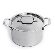 Professional Tri-Ply 18/10 Stainless Steel 8" Stockpot 4qt., Lid