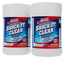 Professor Amos 160-Count Shock It Clean Wipes