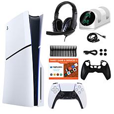 PS5 Slim Core Console with Accessories Kit Bundle