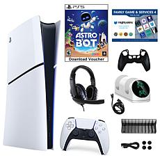 PS5 Slim Digital Astro Bot Console with Accessories Kit & Voucher