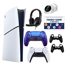 PS5 Slim Digital Console with Extra DualSense, Accessories & Voucher