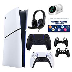 PS5 Slim Digital Console with Extra DualSense, Accessories & Voucher