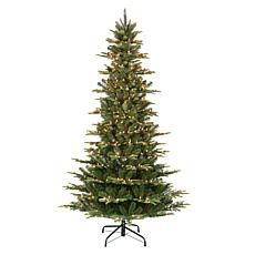 Puleo International 7.5' Pre-Lit Slim Artic Fir  Christmas Tree