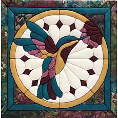 Quilt-Magic No Sew Wall Hanging Kit - Hummingbird
