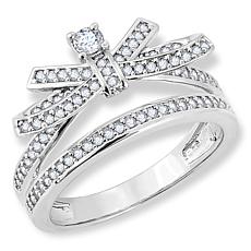 Radiance by Absolute™ 0.89ctw Simulated Diamond Bow Ring 