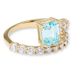 Radiance by Absolute™ 6.20ctw Blue Bypass Ring