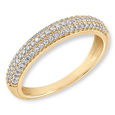 Radiance by Absolute™ .69ctw Pavé Dome Stack Ring