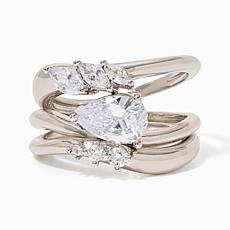 Radiance by Absolute Elongated Triple Stacking Ring