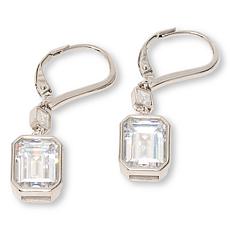 Radiance by Absolute™ Emerald Cut Double-Drop Earrings