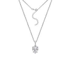 Radiance by Absolute™ Pear Cut Solitaire Pendant Drop Necklace
