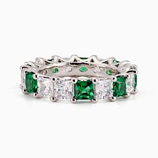 Radiance by Absolute™ Simulated Colored Gem and CZ Band Ring