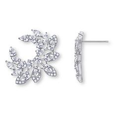 Radiance by Absolute™ Sterling Silver 12.45ctw Laurel Wreath Earrings