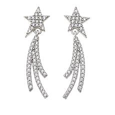 Radiance by Absolute™ Sterling Silver Shooting Star Drop Earrings