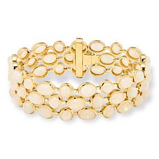 Rarities Rainbow Moonstone 3-Row Bracelet