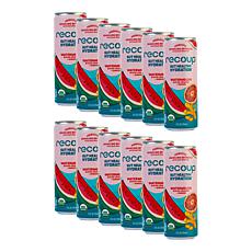 Recoup 12-pack Watermelon Blood Orange Organic Beverage with Ginger AS