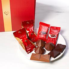 RED Chocolate 100-ct Combo Mini-Bars & Diamond Truffles - Ships 11/5