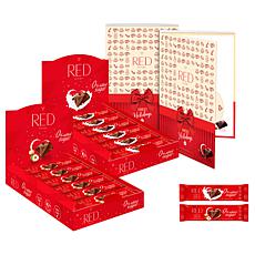 RED Grab & Go 24-pk Milk/Macadamia Hazelnut Bars w/Gift Box 