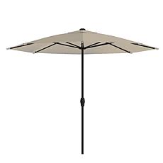 Reflection 9' OneClick Gen2 Tan Patio Market Umbrella