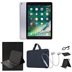 Refurbished 2018 Apple iPad 9.7" 128GB Wifi w/Stand & Accessories