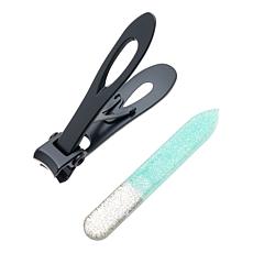 Regine Beauty Nail Clipper and Nano Laser Etched File Nail Care Kit