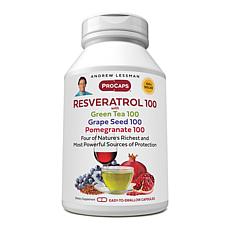 Resveratrol-Green Tea-Pomegranate - 60 Capsules