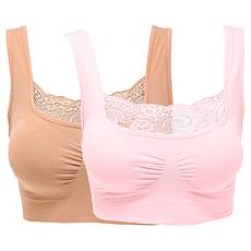 Rhonda Shear 2-pack Seamless Bra