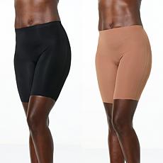Rhonda Shear 2-pack Stretch Butterknit Longline Short