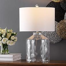 Safavieh Julen Clear Glass Table Lamp, 15 x 15 x 24.5"