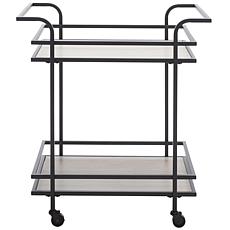 Safavieh Lameris 2 Tier Bar Cart With Handle