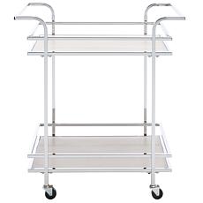 Safavieh Lameris 2 Tier Bar Cart With Handle